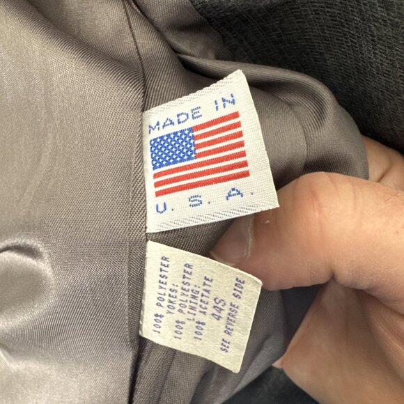 Circle S Men 44S Short Gray Western Blazer Sports Coat Cowboy USA - Picture 6 of 8